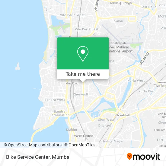 Bike Service Center map