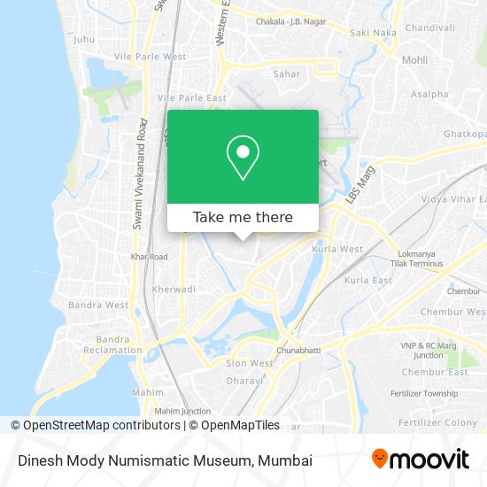 Dinesh Mody Numismatic Museum map