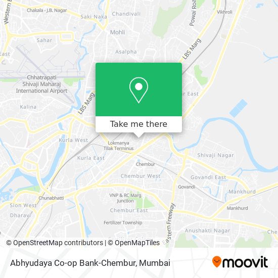 Abhyudaya Co-op Bank-Chembur map