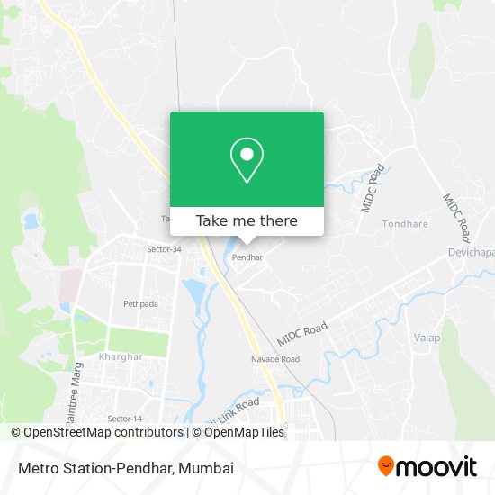 Metro Station-Pendhar map