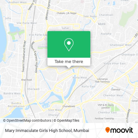 Mary Immaculate Girls High School map
