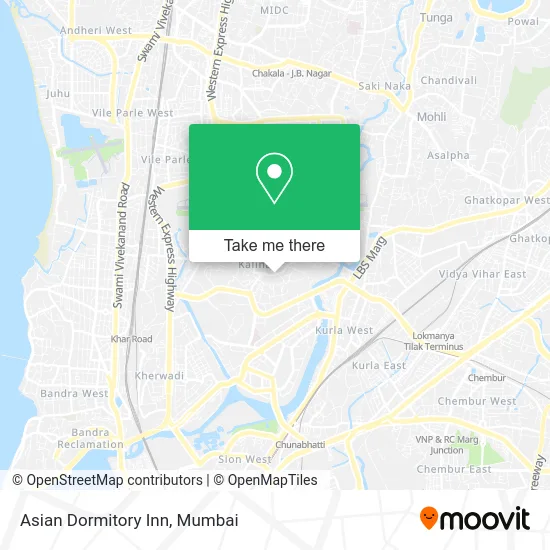 Asian Dormitory Inn map