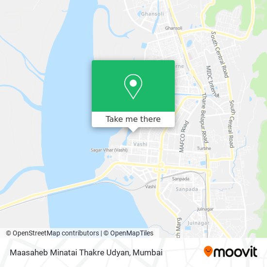 Maasaheb Minatai Thakre Udyan map
