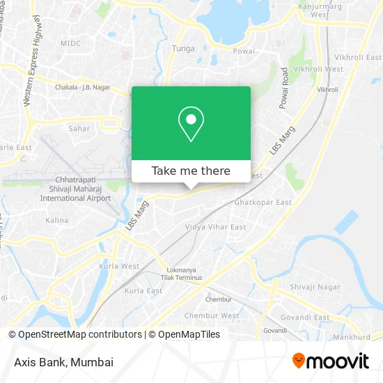 Axis Bank map