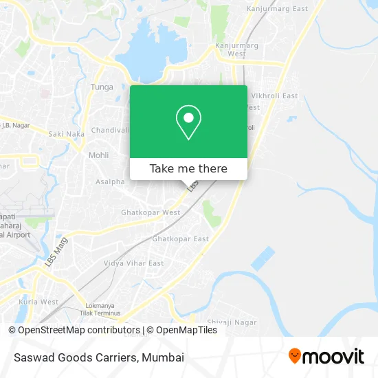 Saswad Goods Carriers map