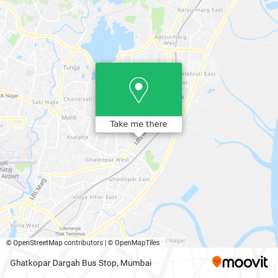 Ghatkopar Dargah Bus Stop map