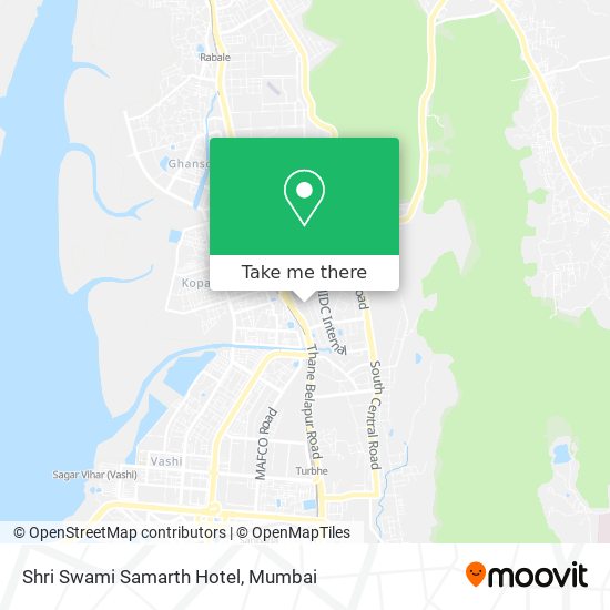 Shri Swami Samarth Hotel map
