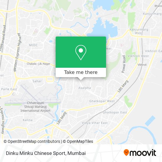 Dinku Minku Chinese Sport map