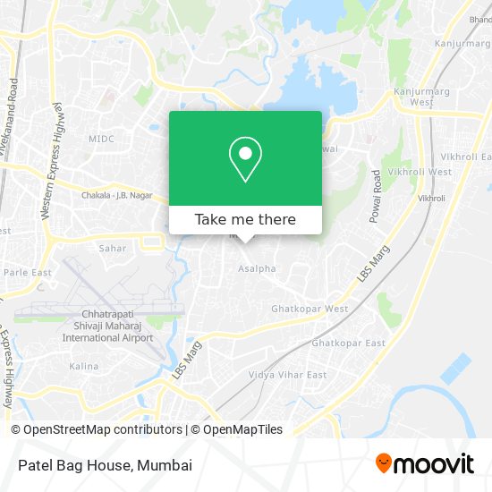 Patel Bag House map