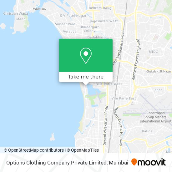 Options Clothing Company Private Limited map