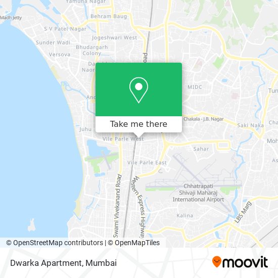 Dwarka Apartment map