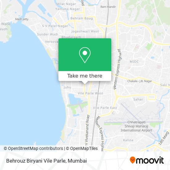 Behrouz Biryani Vile Parle map