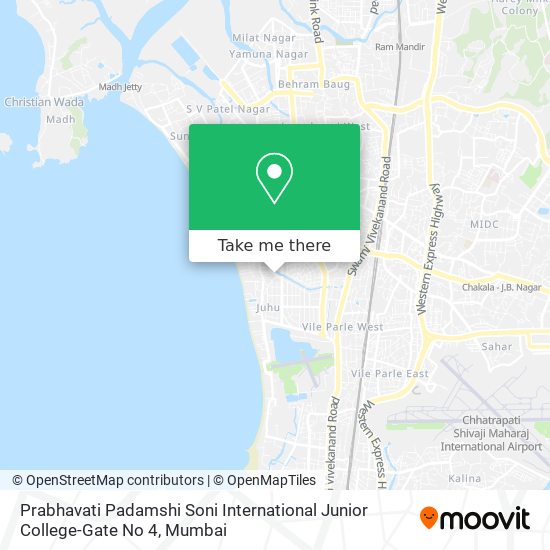 Prabhavati Padamshi Soni International Junior College-Gate No 4 map