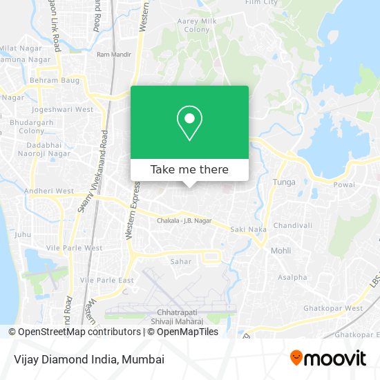 Vijay Diamond India map