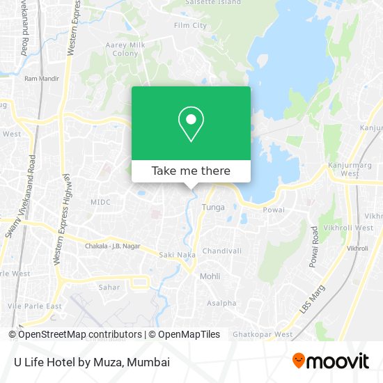 U Life Hotel by Muza map