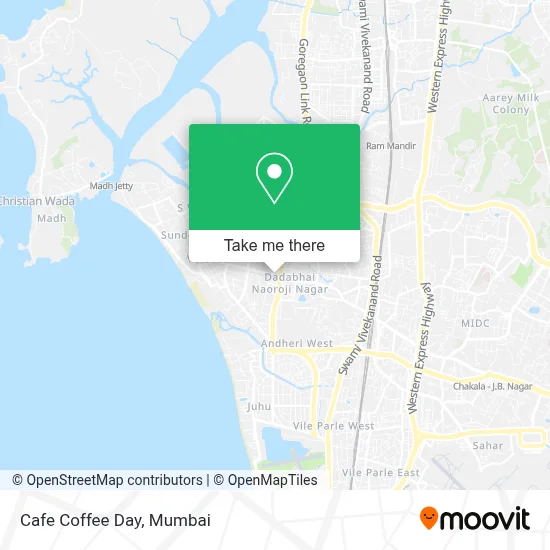 Cafe Coffee Day map