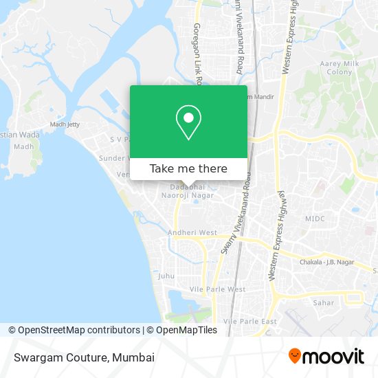 Swargam Couture map