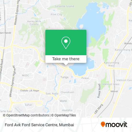 Ford Avk Ford Service Centre map