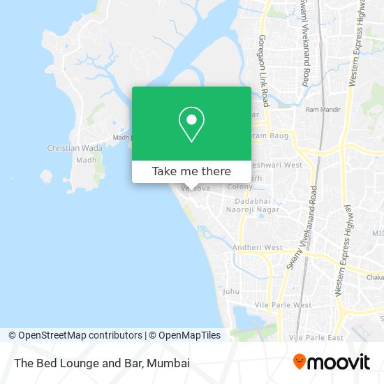 The Bed Lounge and Bar map