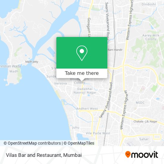Vilas Bar and Restaurant map