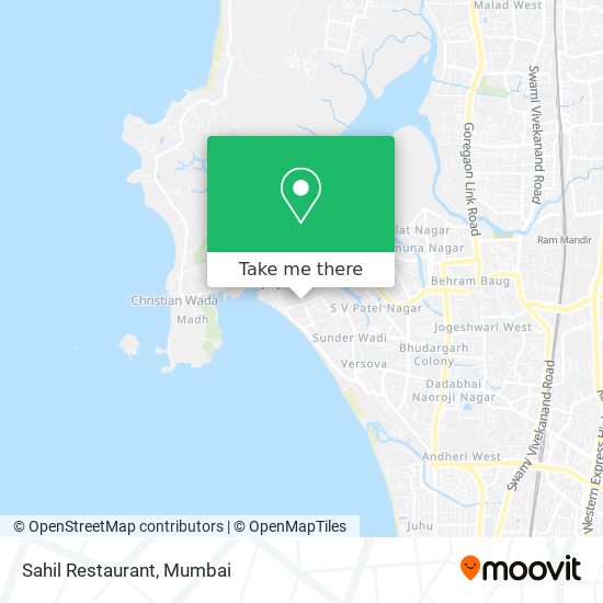 Sahil Restaurant map