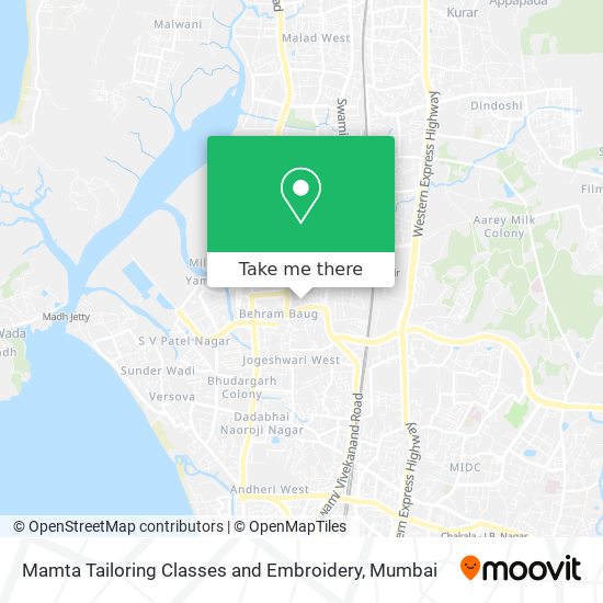 Mamta Tailoring Classes and Embroidery map