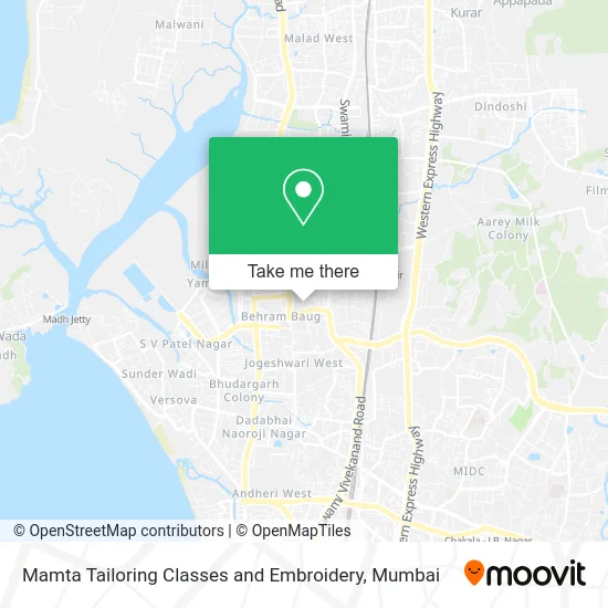 Mamta Tailoring Classes and Embroidery map