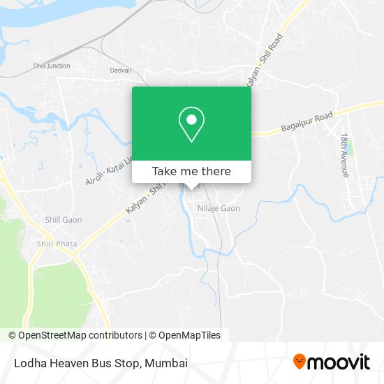 Lodha Heaven Bus Stop map