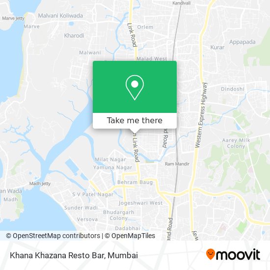 Khana Khazana Resto Bar map