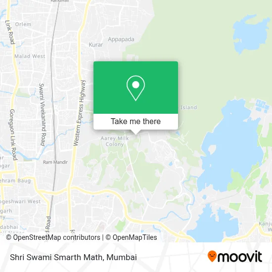 Shri Swami Smarth Math map