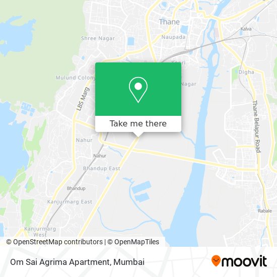 Om Sai Agrima Apartment map