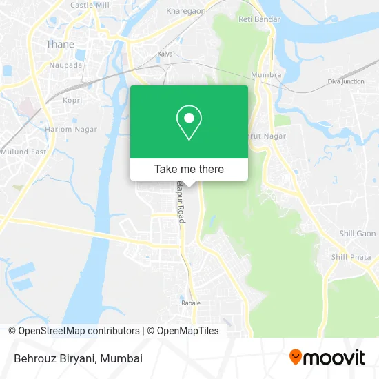 Behrouz Biryani map