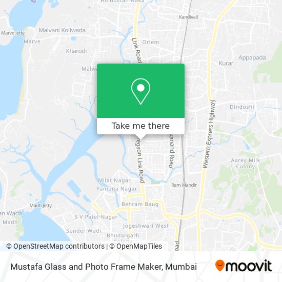 Mustafa Glass and Photo Frame Maker map
