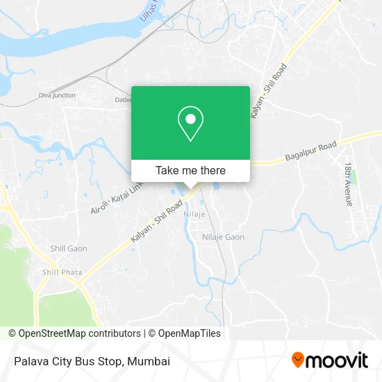 Palava City Bus Stop map