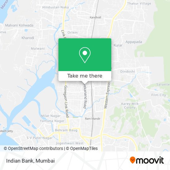 Indian Bank map