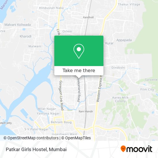 Patkar Girls Hostel map