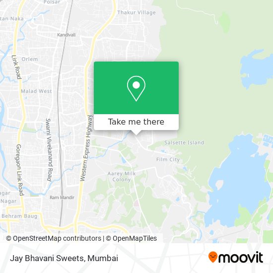 Jay Bhavani Sweets map