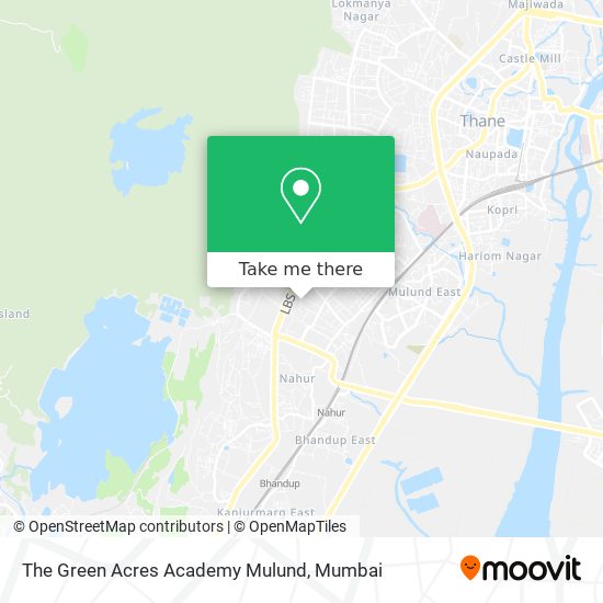 The Green Acres Academy Mulund map