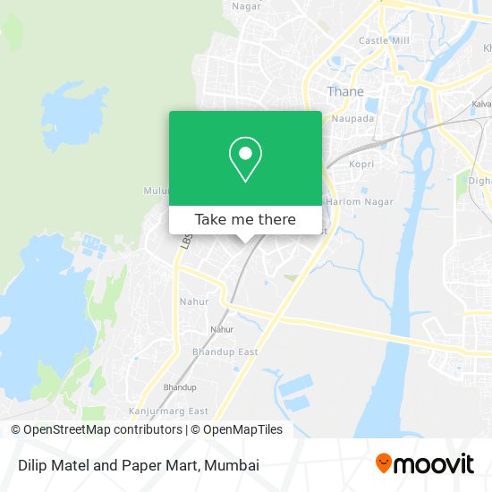 Dilip Matel and Paper Mart map