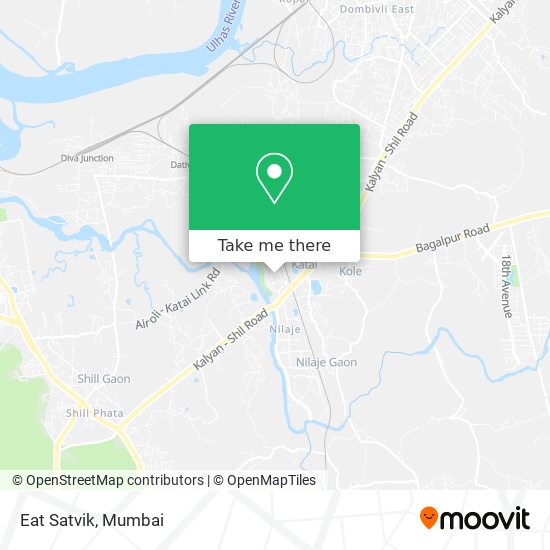 Eat Satvik map