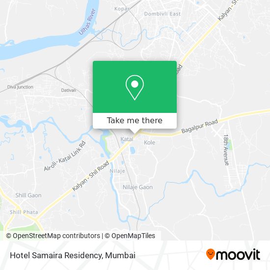 Hotel Samaira Residency map