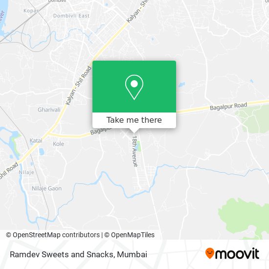 Ramdev Sweets and Snacks map