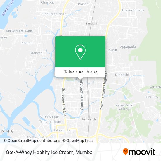 Get-A-Whey Healthy Ice Cream map