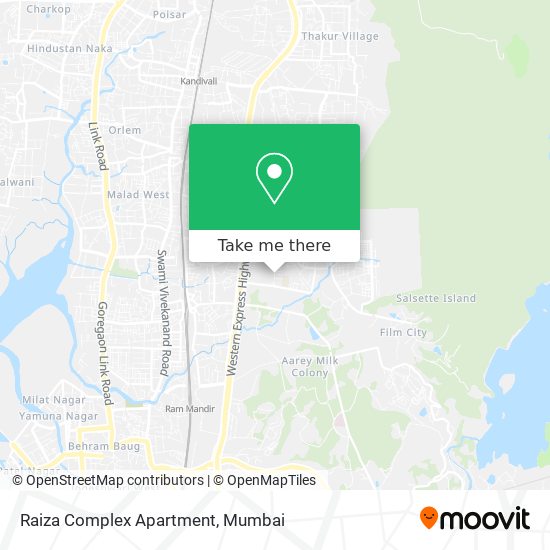 Raiza Complex Apartment map