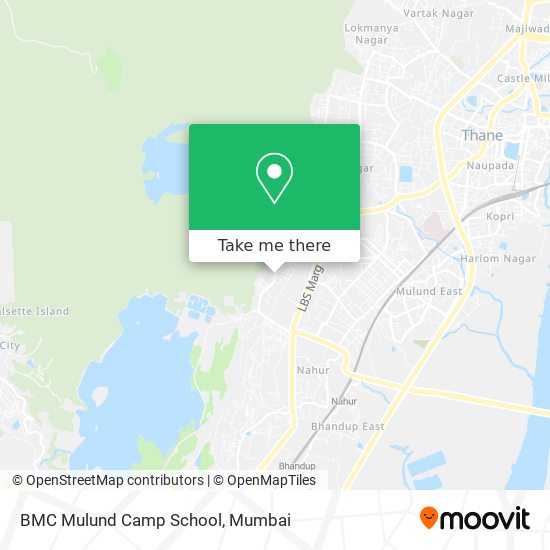 BMC Mulund Camp School map