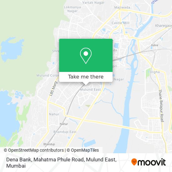Dena Bank, Mahatma Phule Road, Mulund East map
