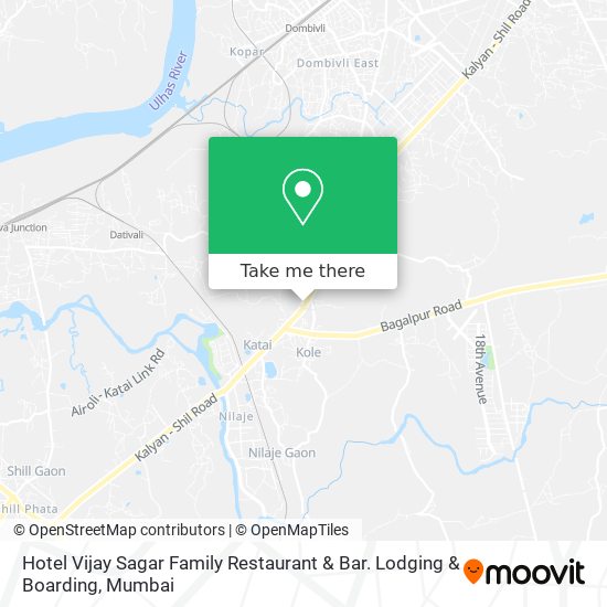 Hotel Vijay Sagar Family Restaurant & Bar. Lodging & Boarding map