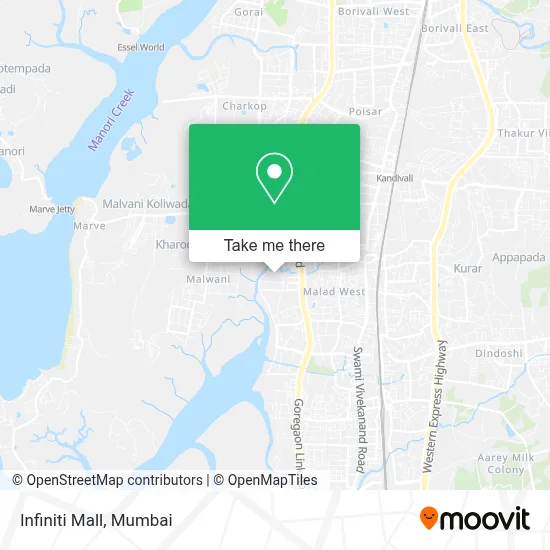 Int INFINITI Mall map