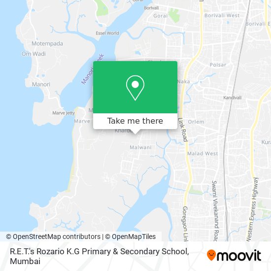 R.E.T.'s Rozario K.G Primary & Secondary School map