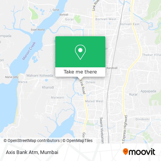 Axis Bank Atm map